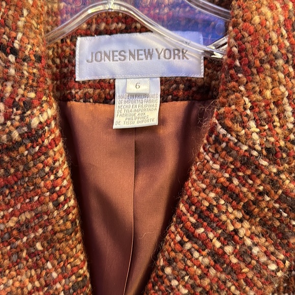 Jones New York Tweed Jacket- Like new - Picture 3 of 4